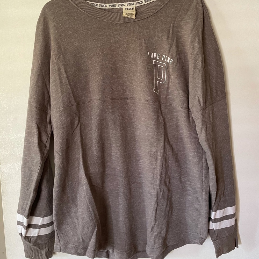 Love PINK long sleeve jersey shirt